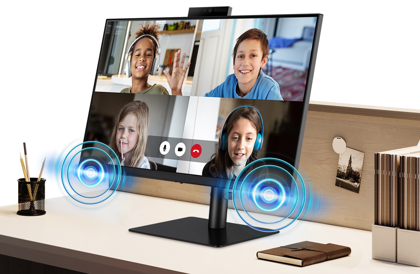 Monitor Samsung 24 cale S24A400VEU - głośniki